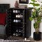 Baxton Studio Ernest Modern and Contemporary Dark Brown Finished Wood 2-Door Shoe Storage Cabinet 178-11027-Zoro - alternate 8
